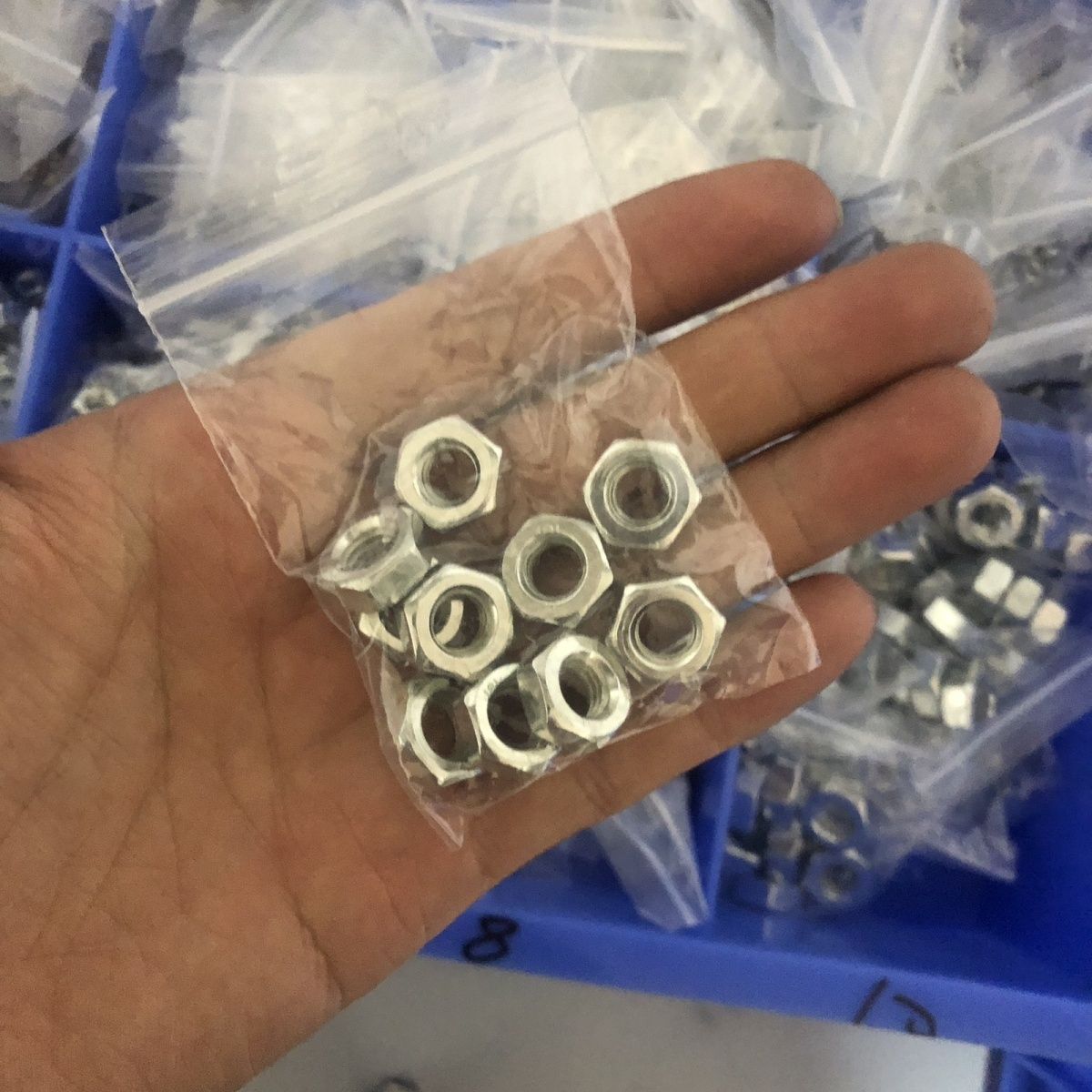 帶包裝好螺母鍍鋅六角螺母修理包 家用和工廠零星維修的理想配件